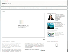 Tablet Screenshot of bansbach-gmbh.de